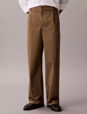 Weite Cotton Stretch-Hose
