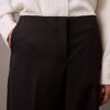 Weite Hose aus Krepp Weite Hose aus Krepp