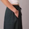 Weite Hose aus Leinenmischung mit Kordelzug Weite Hose aus Leinenmischung mit Kordelzug