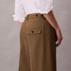 Weite Hose aus Wollgabardine Weite Hose aus Wollgabardine