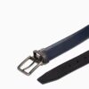 Wendbarer Saffiano-Leder-Anzuggürtel für Kleider Wendbarer Saffiano-Leder-Anzuggürtel für Kleider