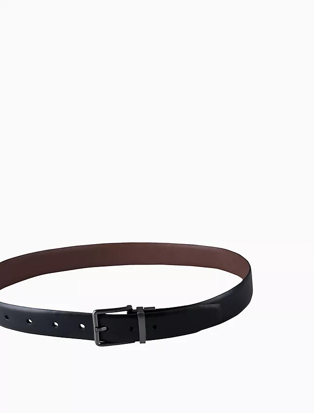 Wendbarer Saffiano-Leder-Anzuggürtel für Kleider Wendbarer Saffiano-Leder-Anzuggürtel für Kleider