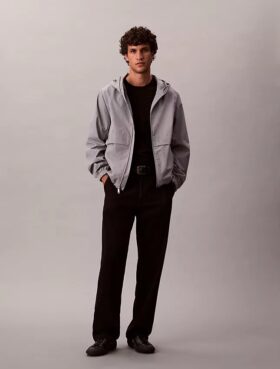 Windjacke mit durchgehendem Emblem-Logo