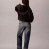 Windjacke mit Jacquard-Emblem-Logo Windjacke mit Jacquard-Emblem-Logo