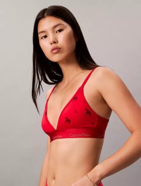 Zum chinesischen Neujahr: Leicht gefütterter Triangel-Bralette
