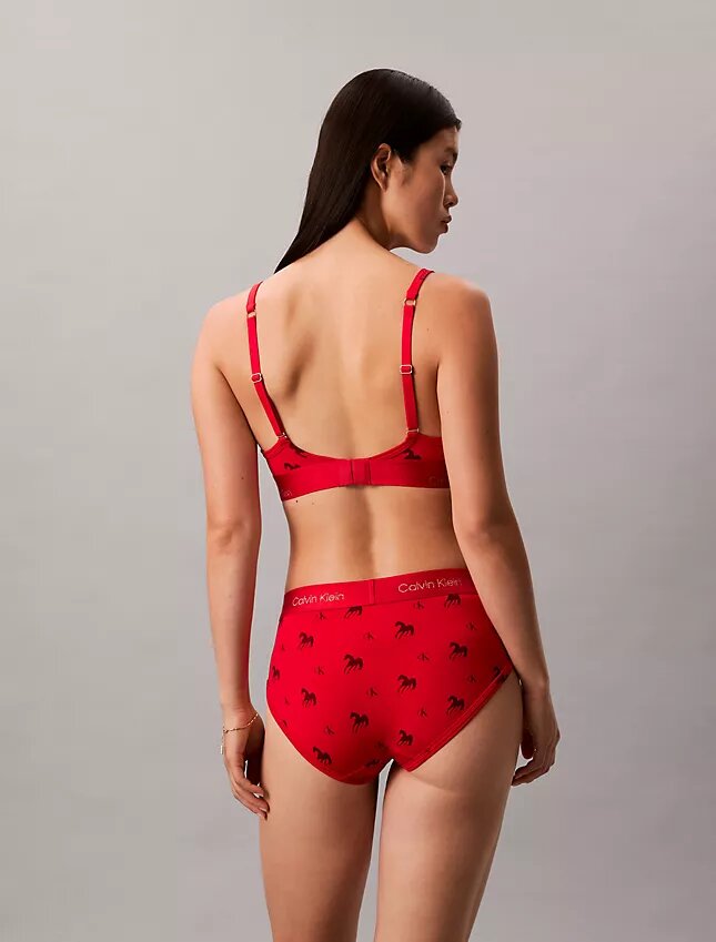 Zum chinesischen Neujahr: Leicht gefütterter Triangel-Bralette Zum chinesischen Neujahr: Leicht gefütterter Triangel-Bralette