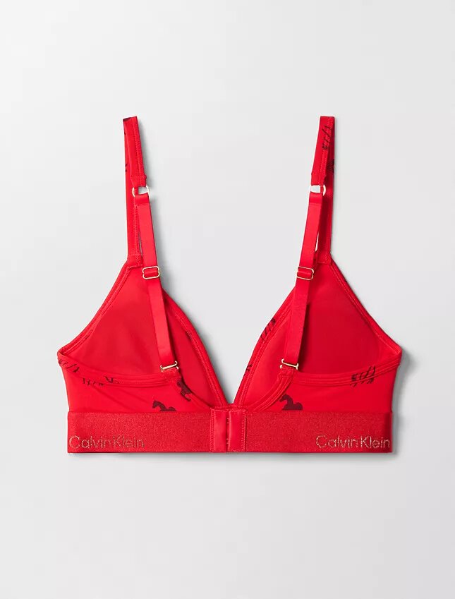 Zum chinesischen Neujahr: Leicht gefütterter Triangel-Bralette Zum chinesischen Neujahr: Leicht gefütterter Triangel-Bralette