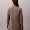 Zweireihiger Blazer aus Wollgabardine-Mischung Zweireihiger Blazer aus Wollgabardine-Mischung